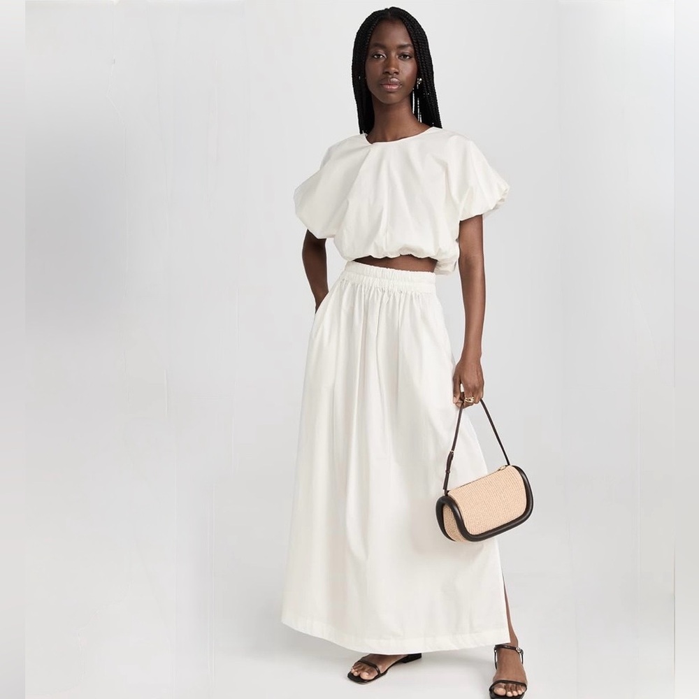 Opihi Bubble Sleeve Crop Top